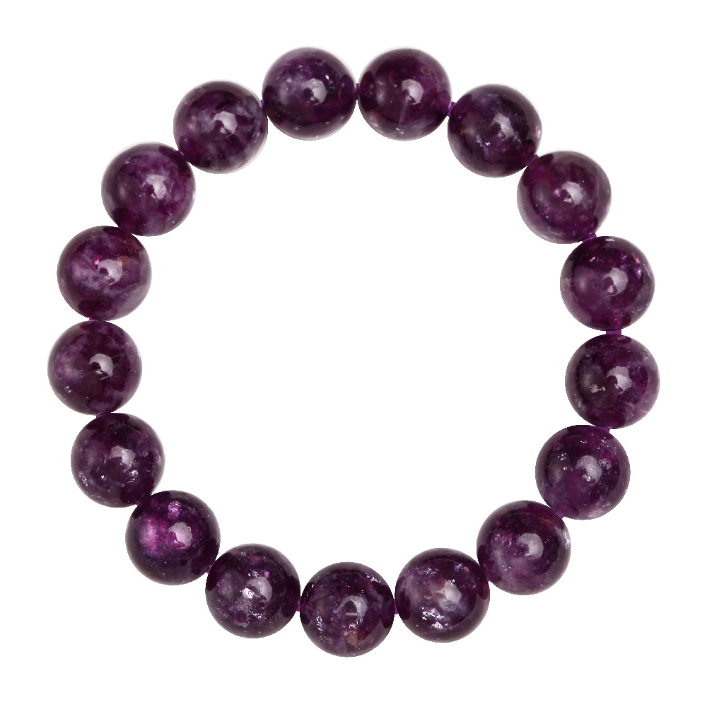 O1CN019hTx2q1vLV9ydKJhH_!!2218270326156-0-cib Purple Lepidolite Bracelet Natural Healing Crystal Beads